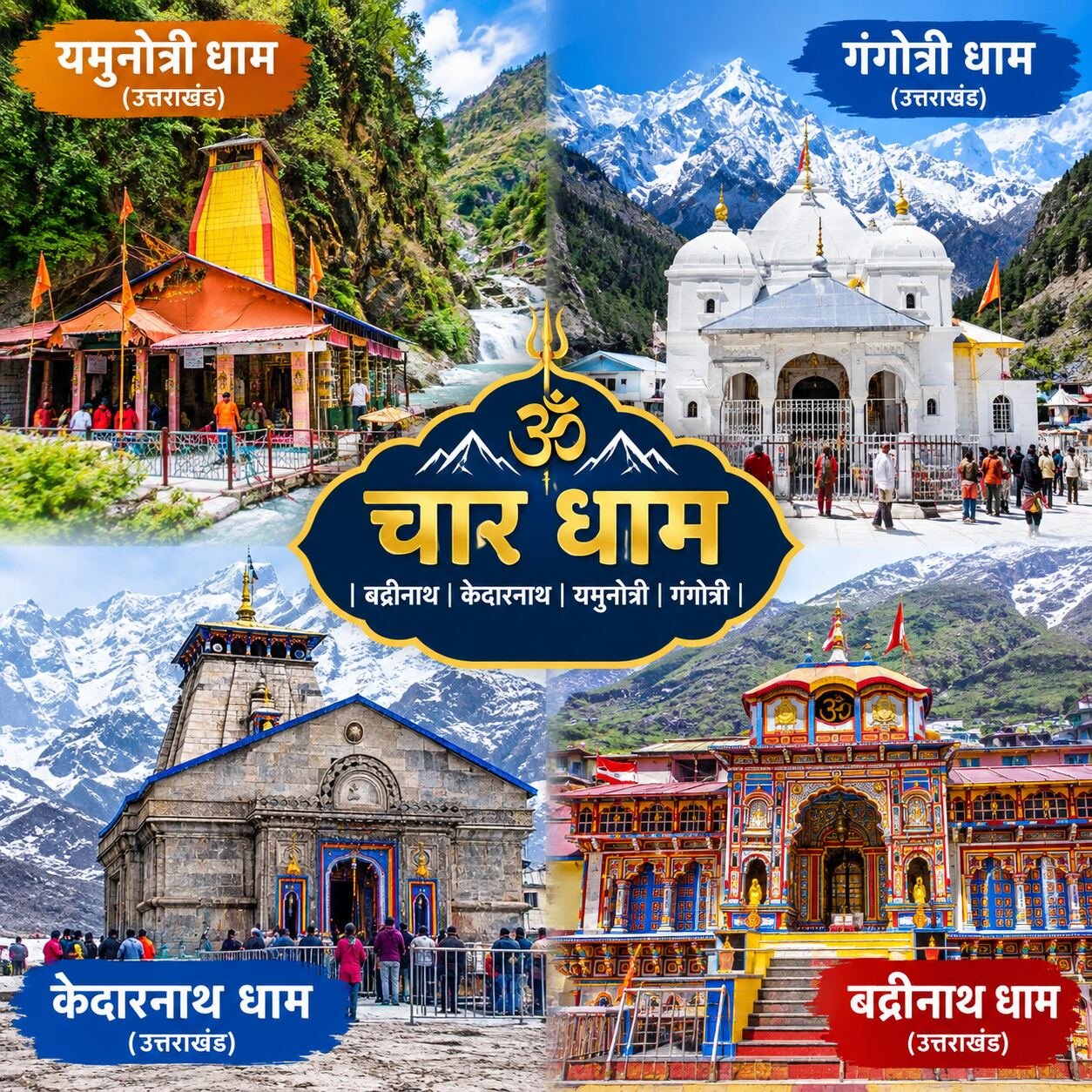 Char Dham outstation taxi from Noida