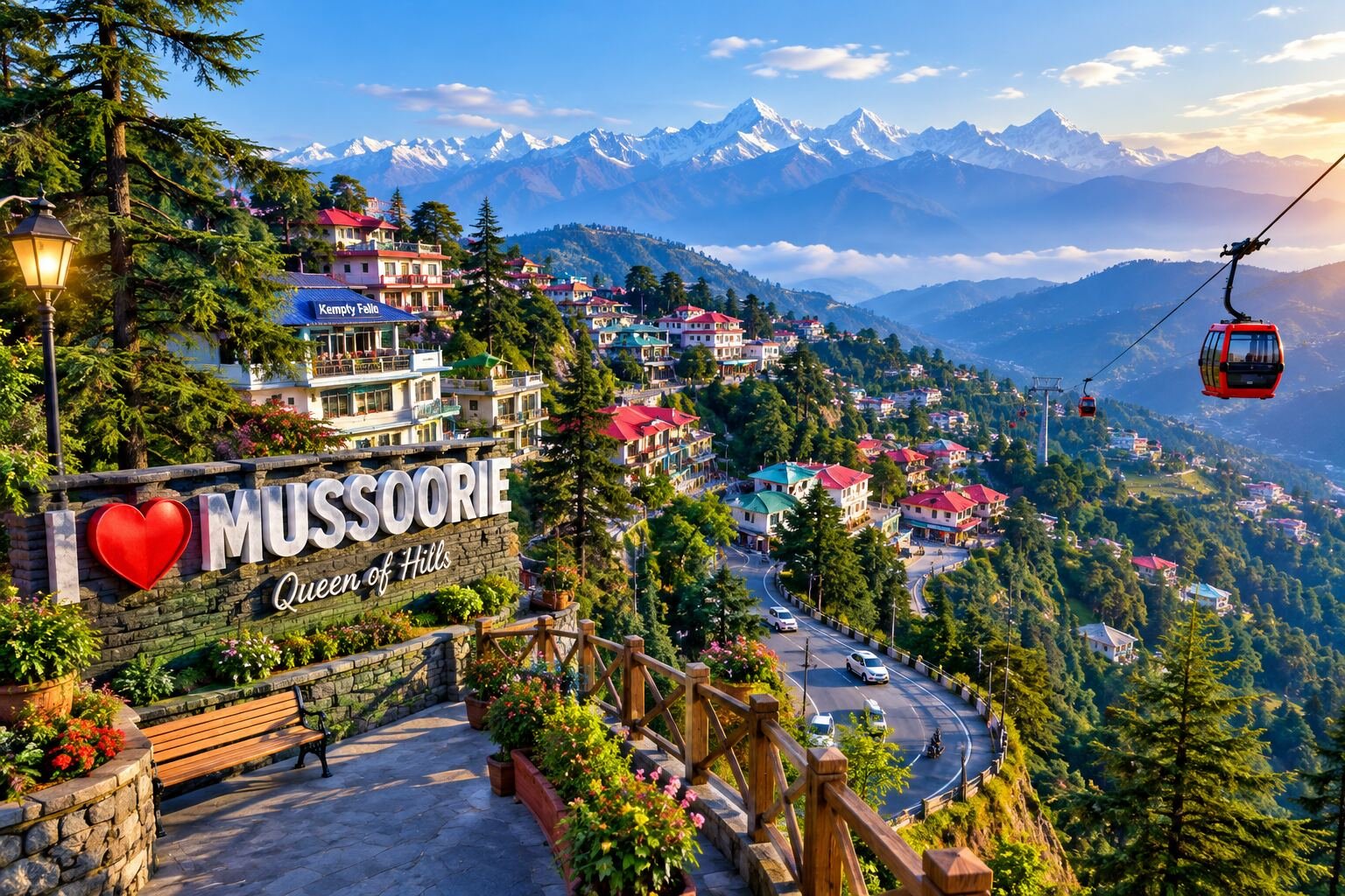 Mussoorie outstation taxi from Noida